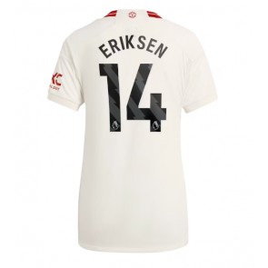 Manchester United Christian Eriksen #14 Koszulka Trzecich Kobiety 2023-24 Krótki Rękaw